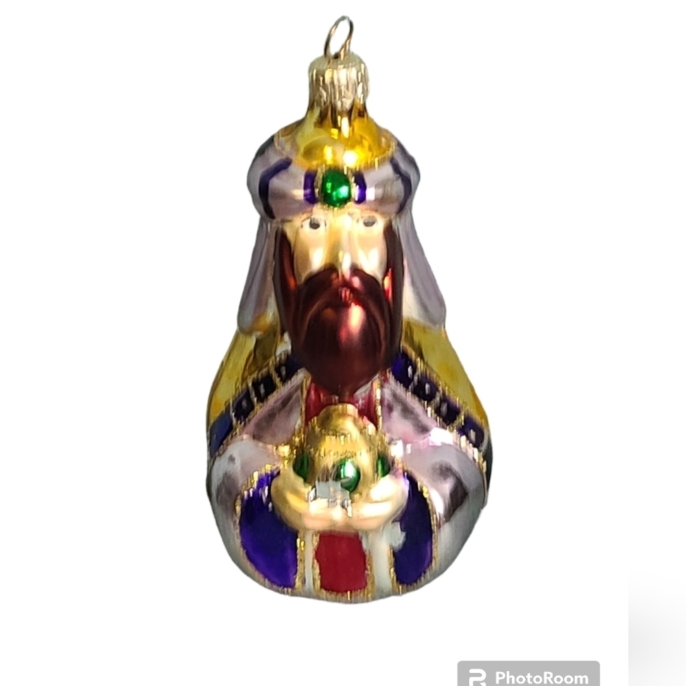 Hallmark 3 Wiseman glass ornament